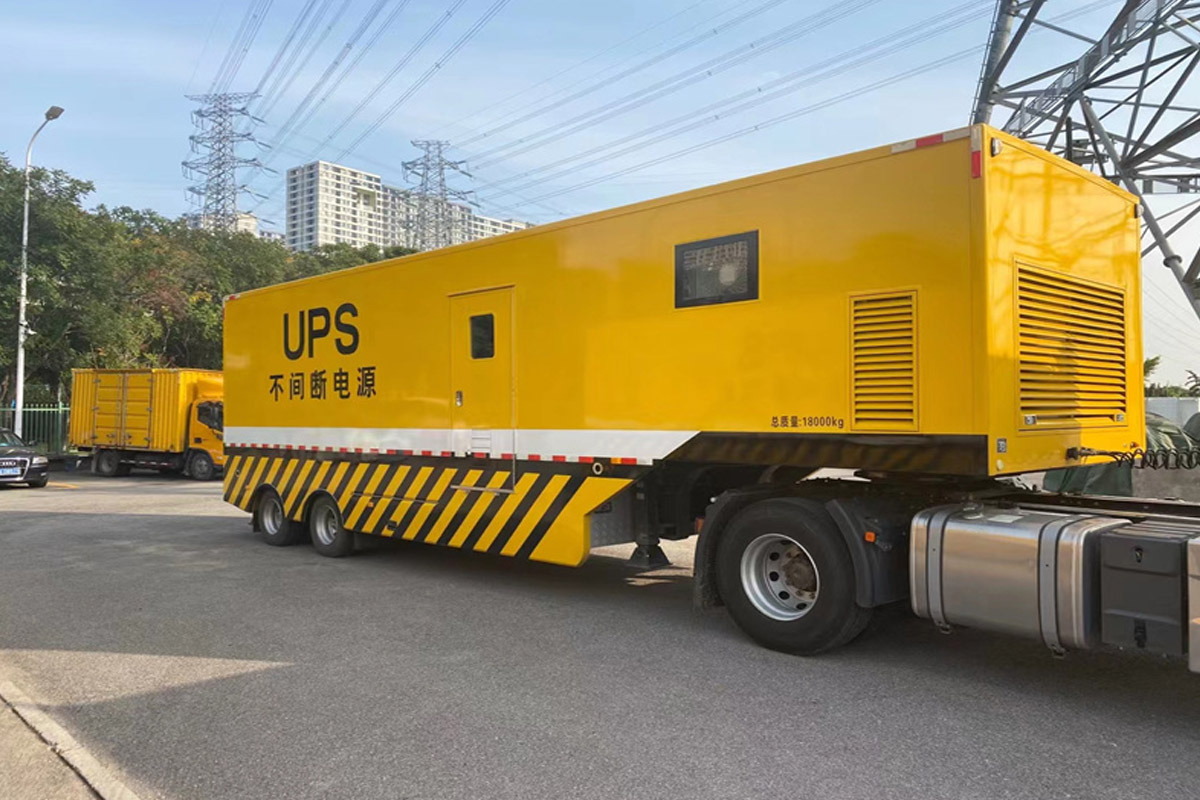 大祥发电机租赁施工现场